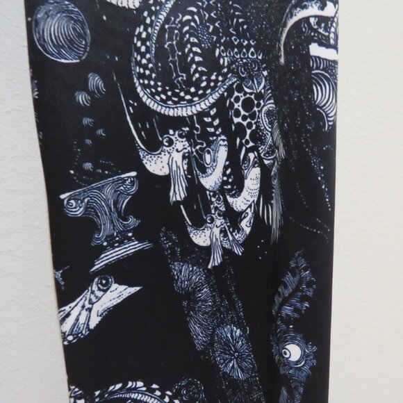 BLACKMILK Birth Of Venus Leggings Alt Punk Goth Whimsigoth Stretch Cosplay XS - Picture 11 of 15